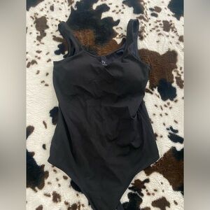 Black body suit tank top brami